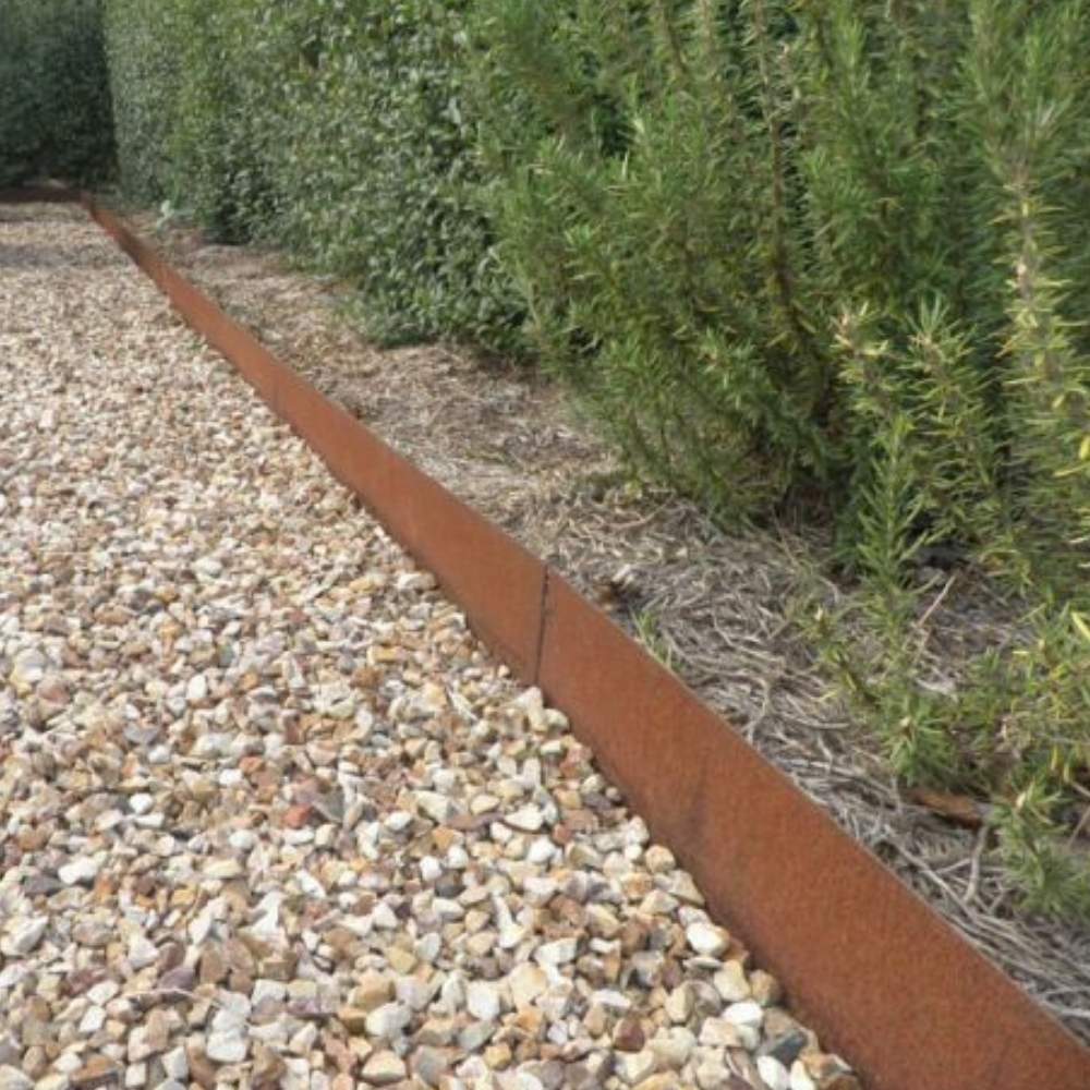 Corten steel garden edging: image 6
