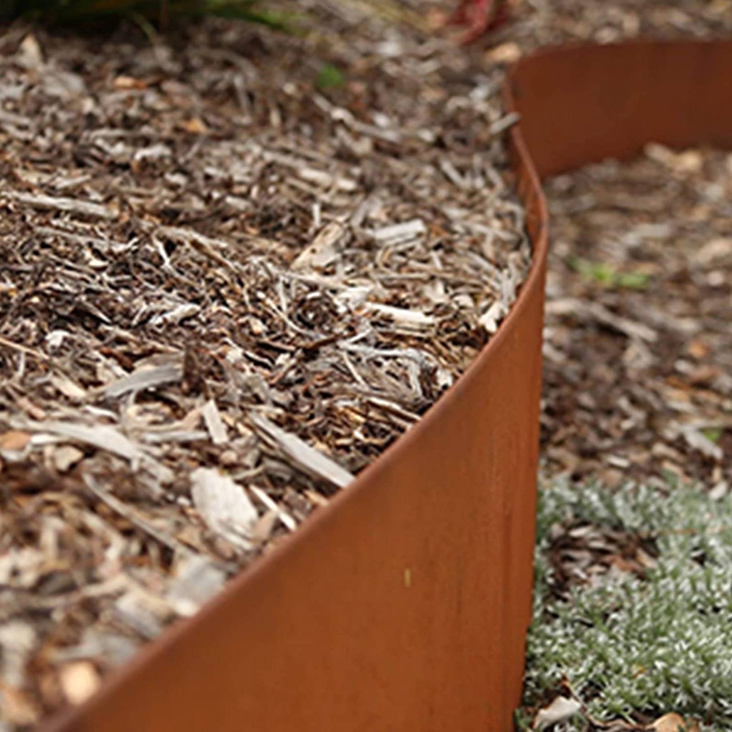 Corten steel garden edging: image 8