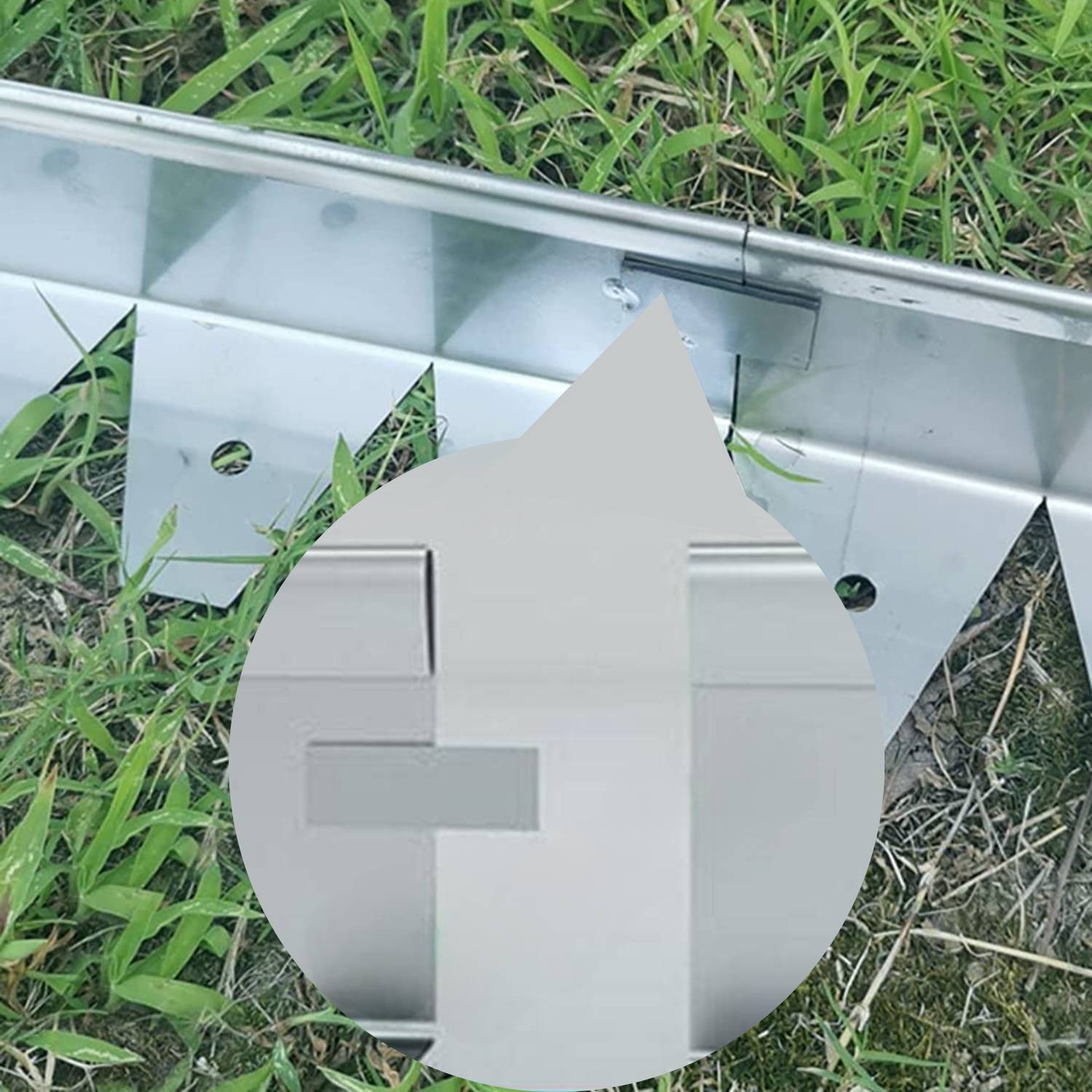 Stainless steel garden edging