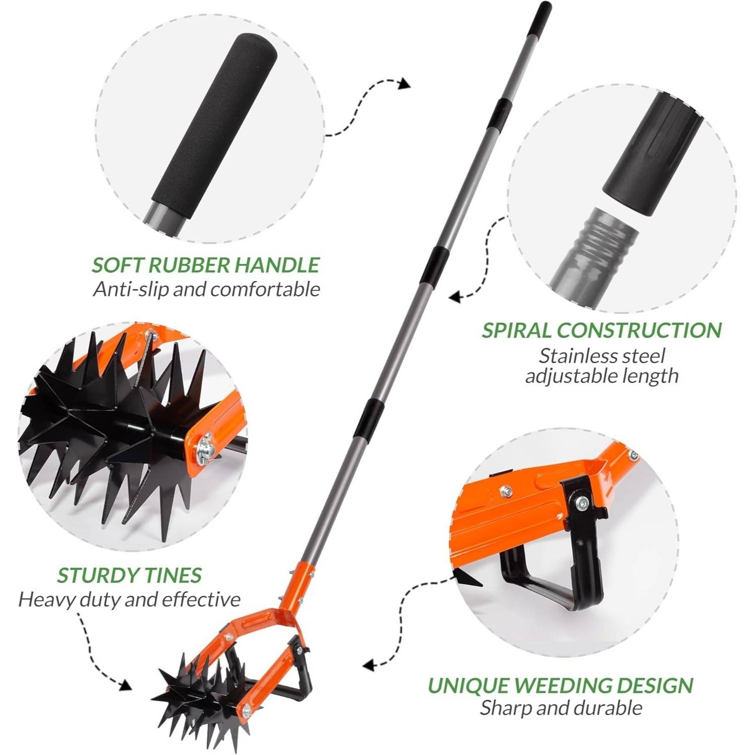 Hand tiller and cultivator: image 3